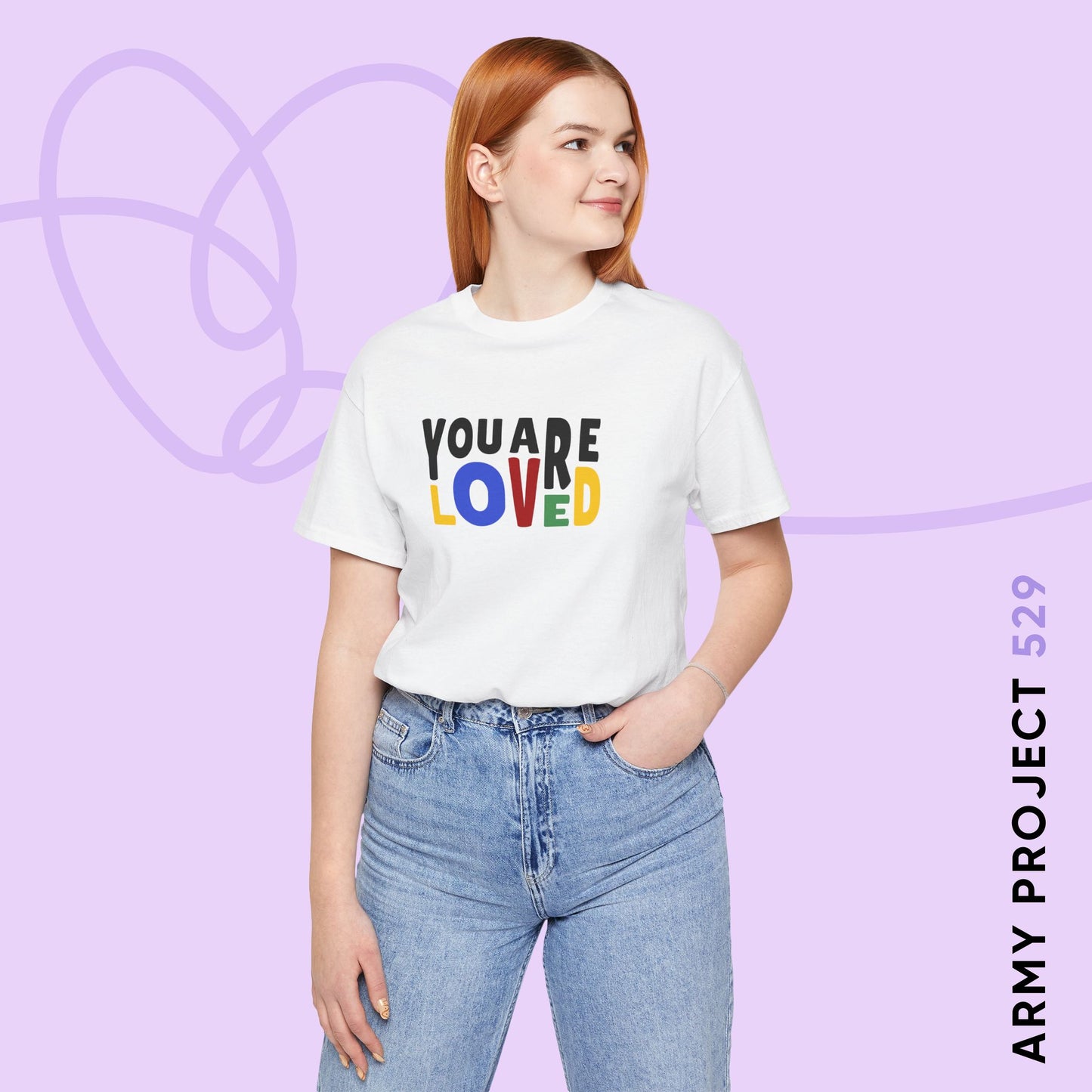 You Are Loved Unisex Jersey Short Sleeve Tee