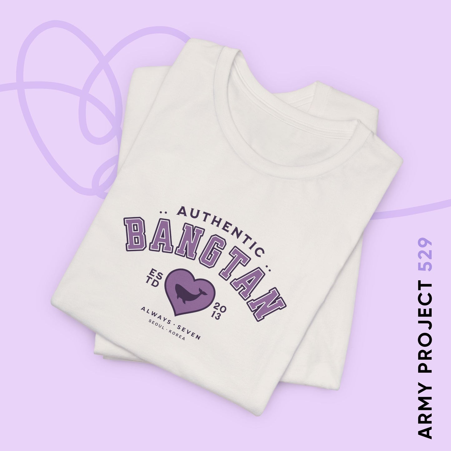 OT7 Short Sleeve Shirt - Bangtan Athletics - Fanmade BTS Merch - Unisex Jersey T-Shirt