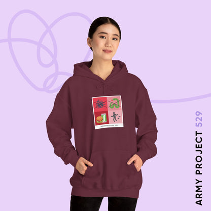 Hobi Hoodie - Funny Fanmade BTS Merch - Care Instructions - Cozy Unisex Sweatshirt