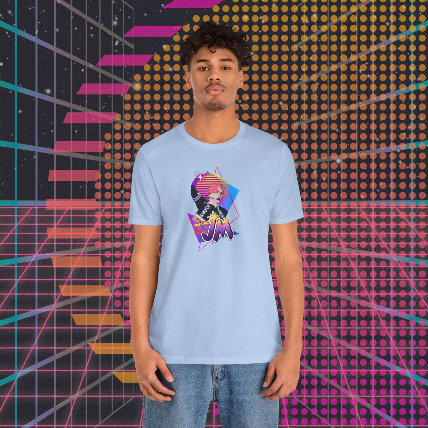Jimin 1980s Retro Series Unisex Jersey Short Sleeve Tee