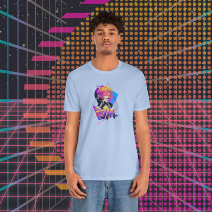 Jimin Short Sleeve Shirt - Fanmade BTS Retro Series - 80s Pop Aesthetic - Soft Unisex T-Shirt