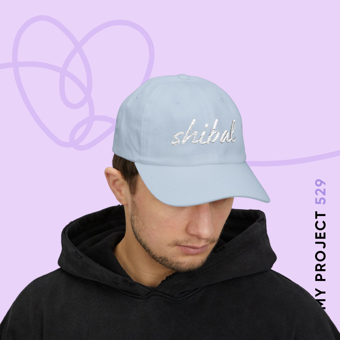 Shibal Script Baseball Cap - Embroidered ARMY Merch - Unisex Hat