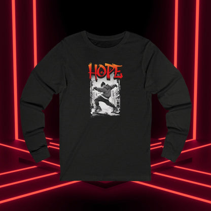 Hobi Concert Long Sleeve Shirt - HOTS with Hope - Fanmade BTS Merch - Soft Unisex T-Shirt