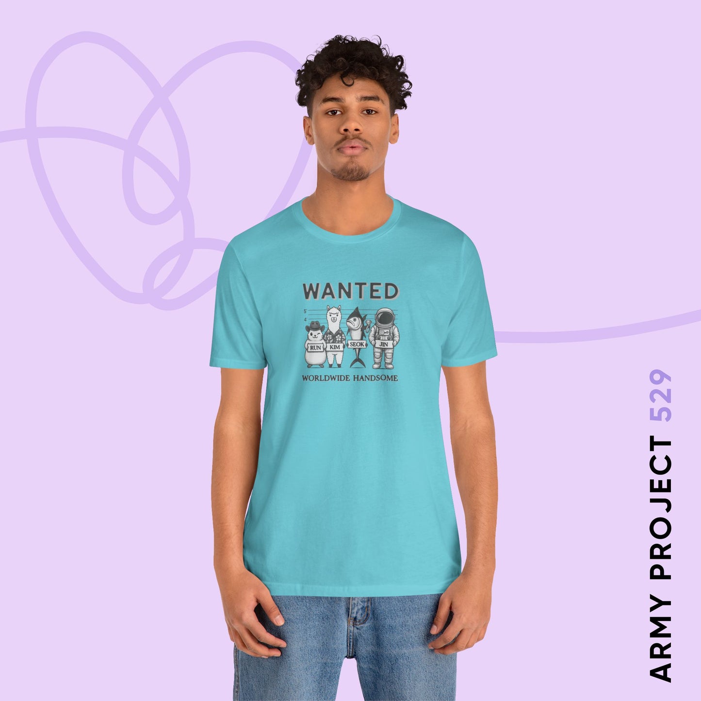 Run Kim Seokjin Unisex Jersey Short Sleeve Tee