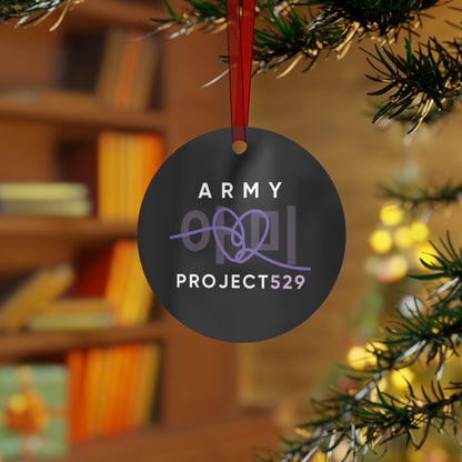 ARMY Project 529 Ornament - ARMY Holiday Decor - Durable Metal