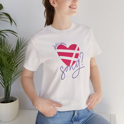 OT7 Short Sleeve Shirt - What's Your Love Song? - Unisex Jersey T-Shirt