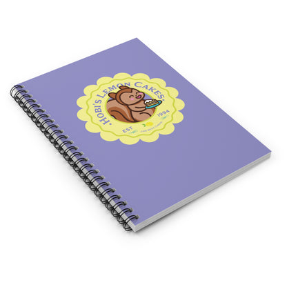 Hobi Notebook - Cute Fanmade BTS Merch - Hobi's Lemon Cakes - Spiral Journal
