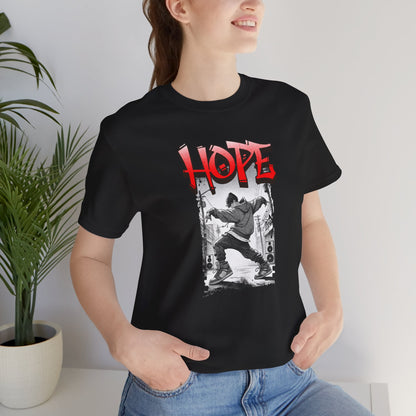 Hobi Concert Short Sleeve Shirt - HOTS with Hope (Stop Sign Ver.) - Fanmade BTS Merch - Soft Unisex T-Shirt