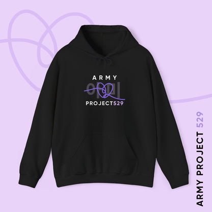 ARMY Project 529 Hoodie - ARMY Apparel - Cozy Unisex Sweatshirt