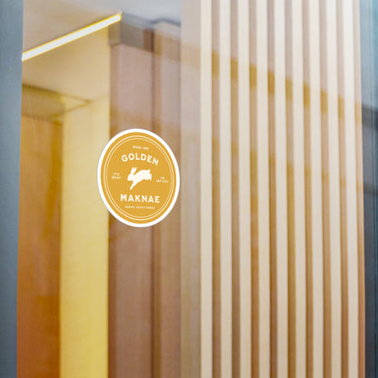 Golden Maknae Badge Series Kiss-Cut Vinyl Decal