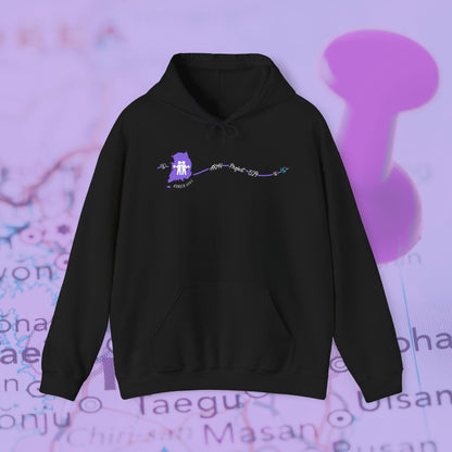 AP529 Korea Heartline Logo Unisex Heavy Blend™ Hoodie