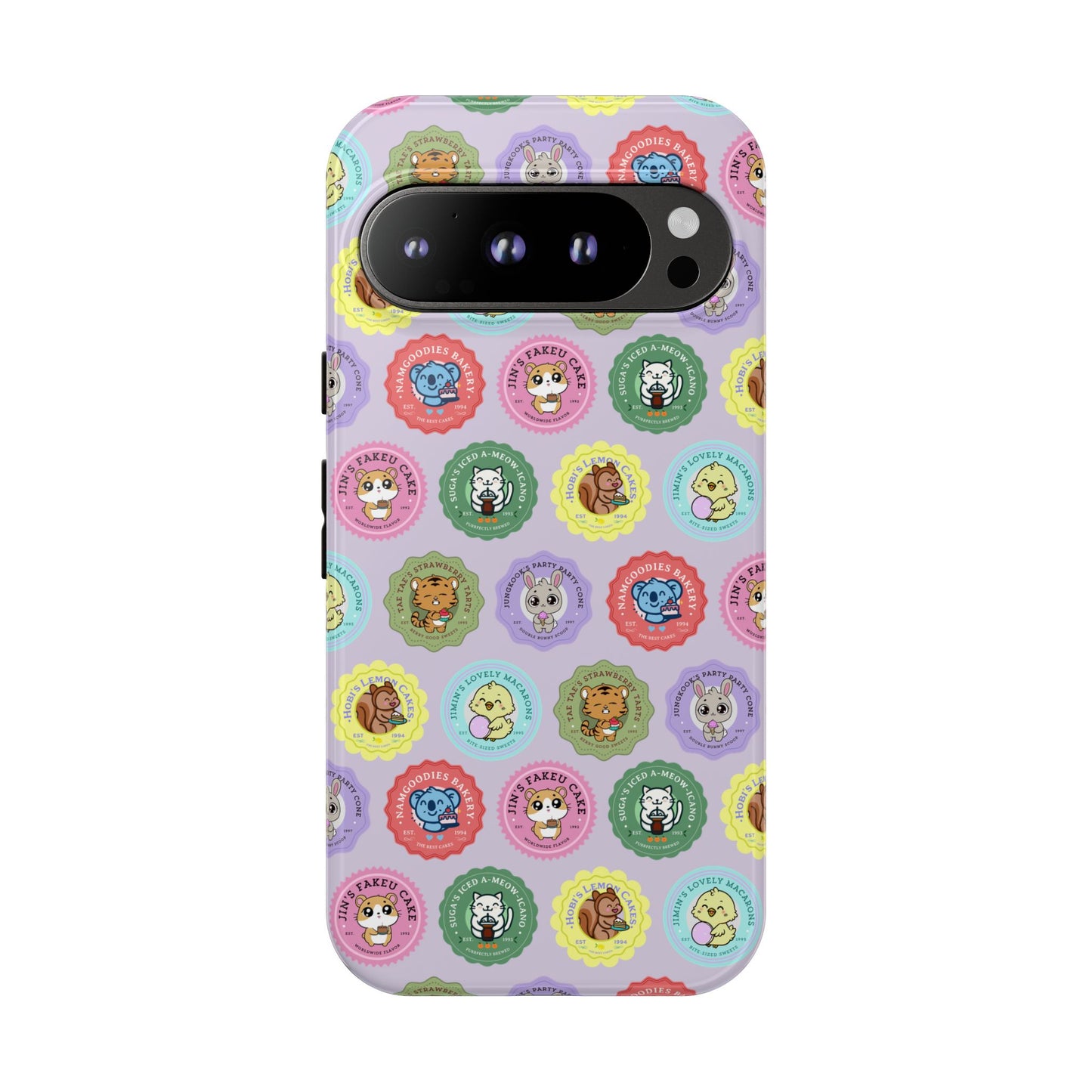 OT7 Phone Case - Cute Fanmade BTS Merch - Namgoodies Bakery - iPhone, Galaxy, Pixel