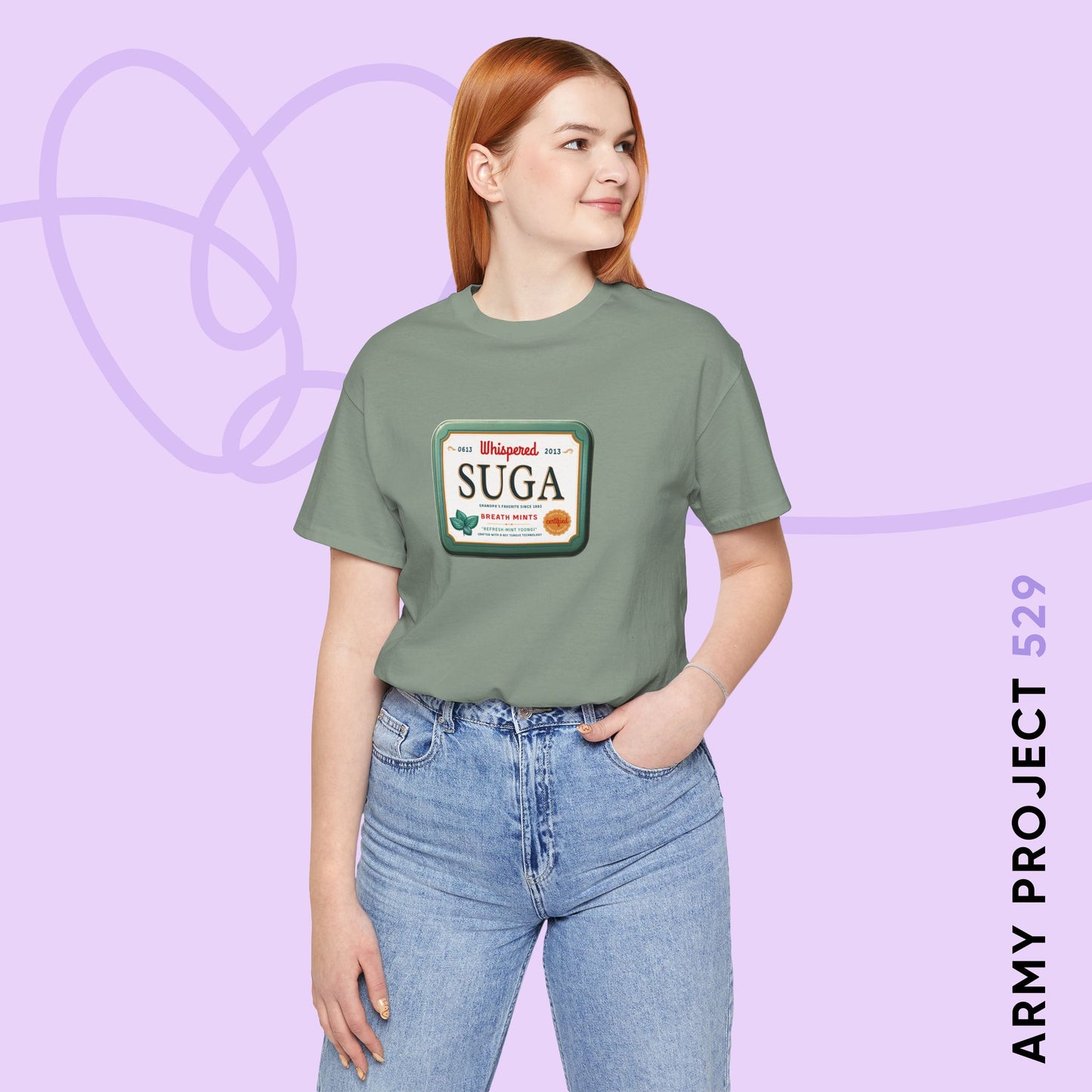 Whispered SUGA Unisex Jersey Short Sleeve Tee