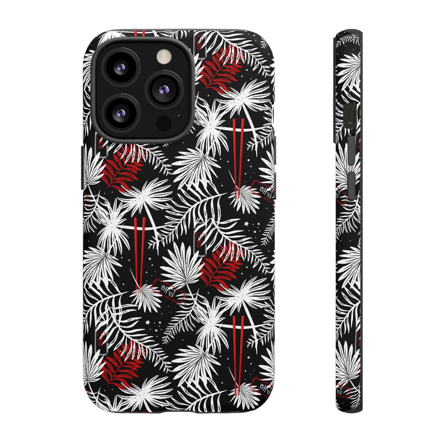 Yoongi Tough Phone Case - Tropical Chopsticks - Fanmade BTS Merch - iPhone, Galaxy, Pixel