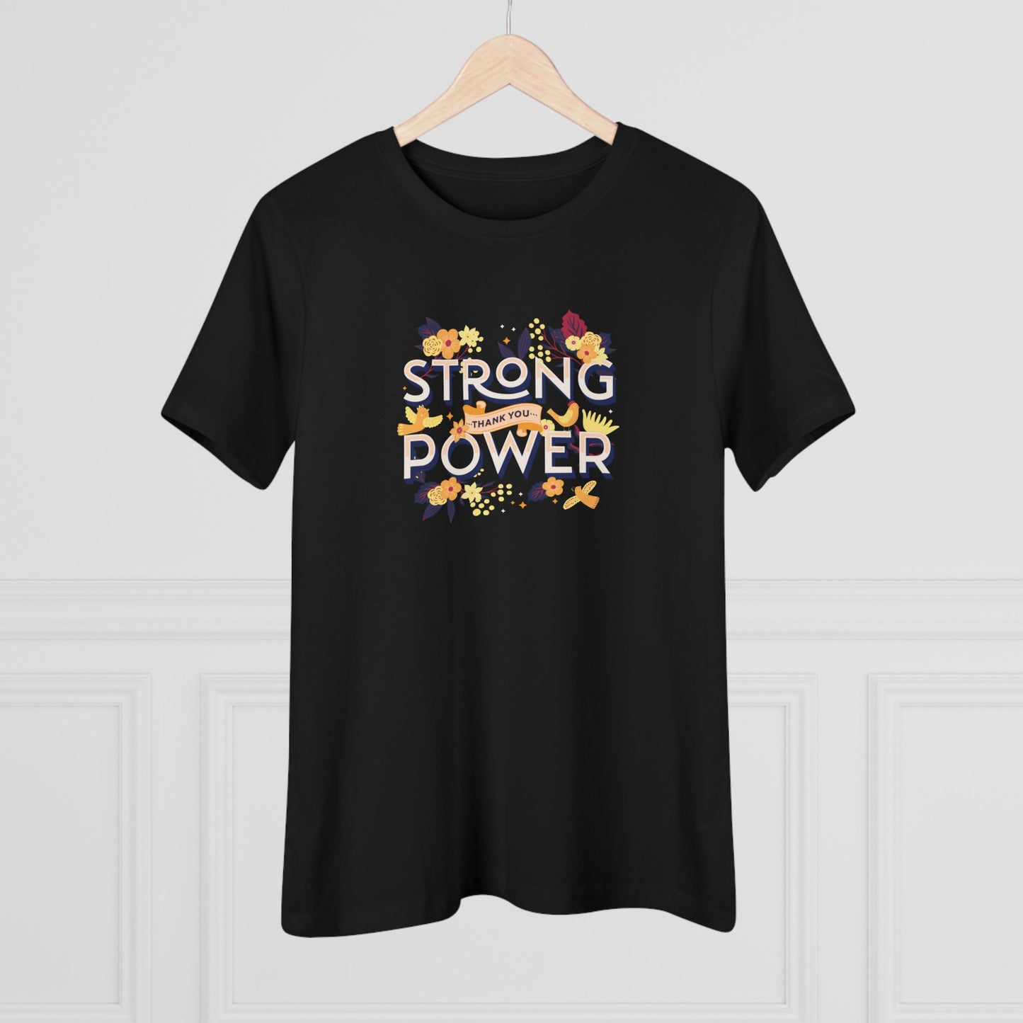 OT7 Women's Tee - Strong Power Thank You - Fanmade BTS Merch - Soft Jersey T-Shirt