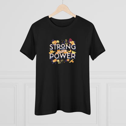 OT7 Women's Tee - Strong Power Thank You - Fanmade BTS Merch - Soft Jersey T-Shirt
