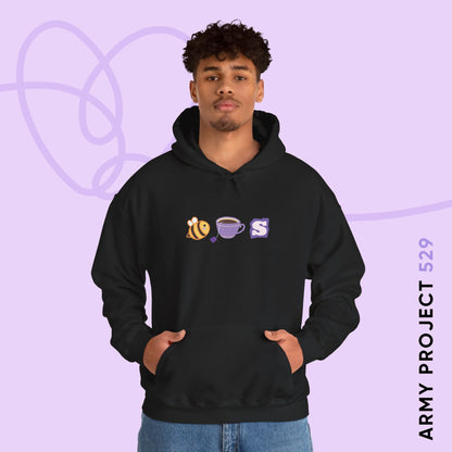 OT7 Hoodie - Bee Tea Ess - Fanmade BTS Merch - Cozy Unisex Sweatshirt