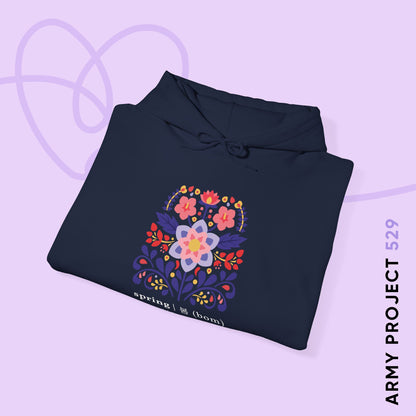 OT7 Hoodie - Until the Flowers Bloom - Cozy Unisex Sweatshirt