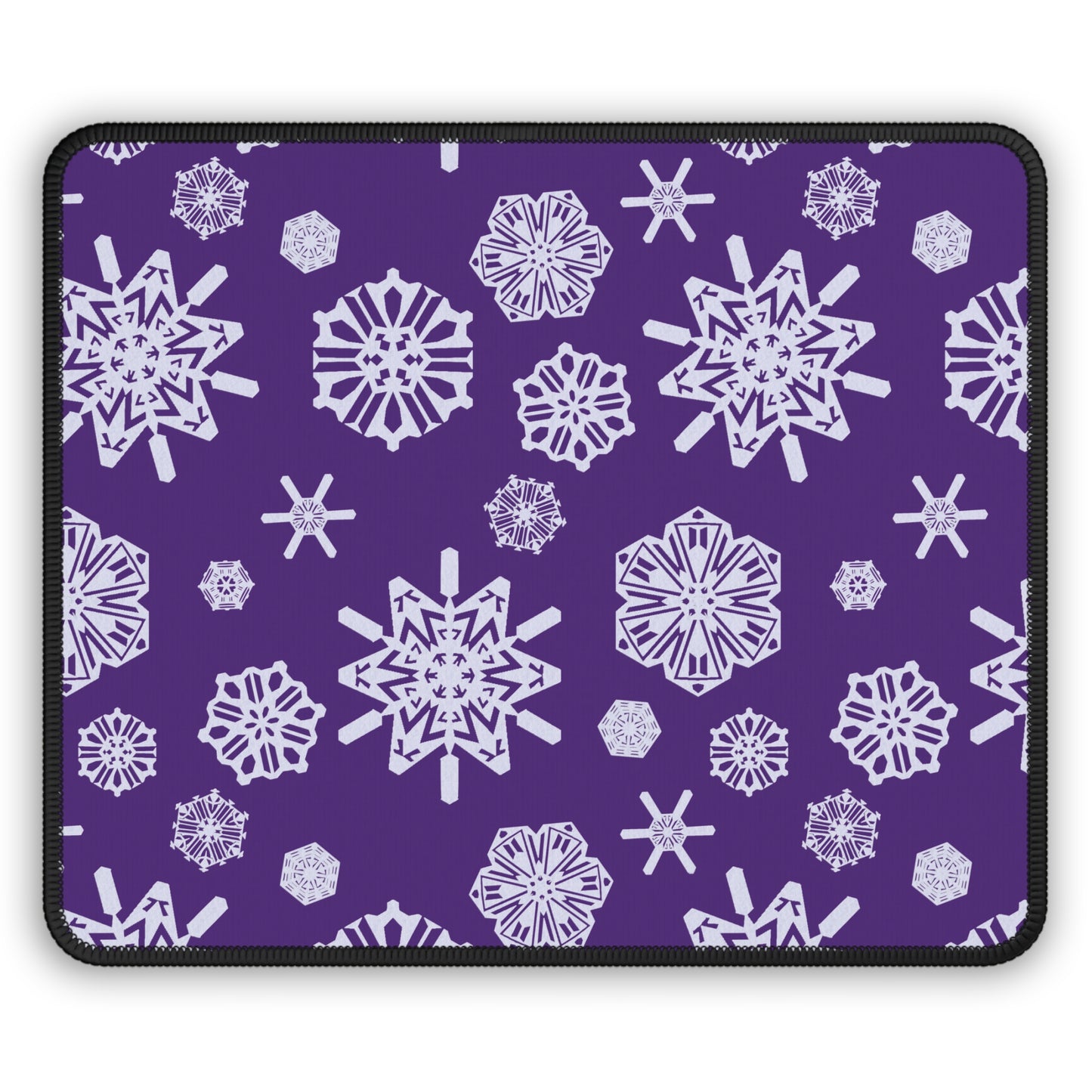 OT7 Mouse Pad - Secret Snowflakes (Purple) - Fanmade BTS Desk Accessories