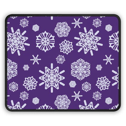OT7 Mouse Pad - Secret Snowflakes (Purple) - Fanmade BTS Desk Accessories