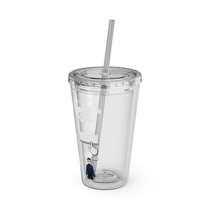 Walking Like a Duck Sunsplash Tumbler with Straw, 16oz