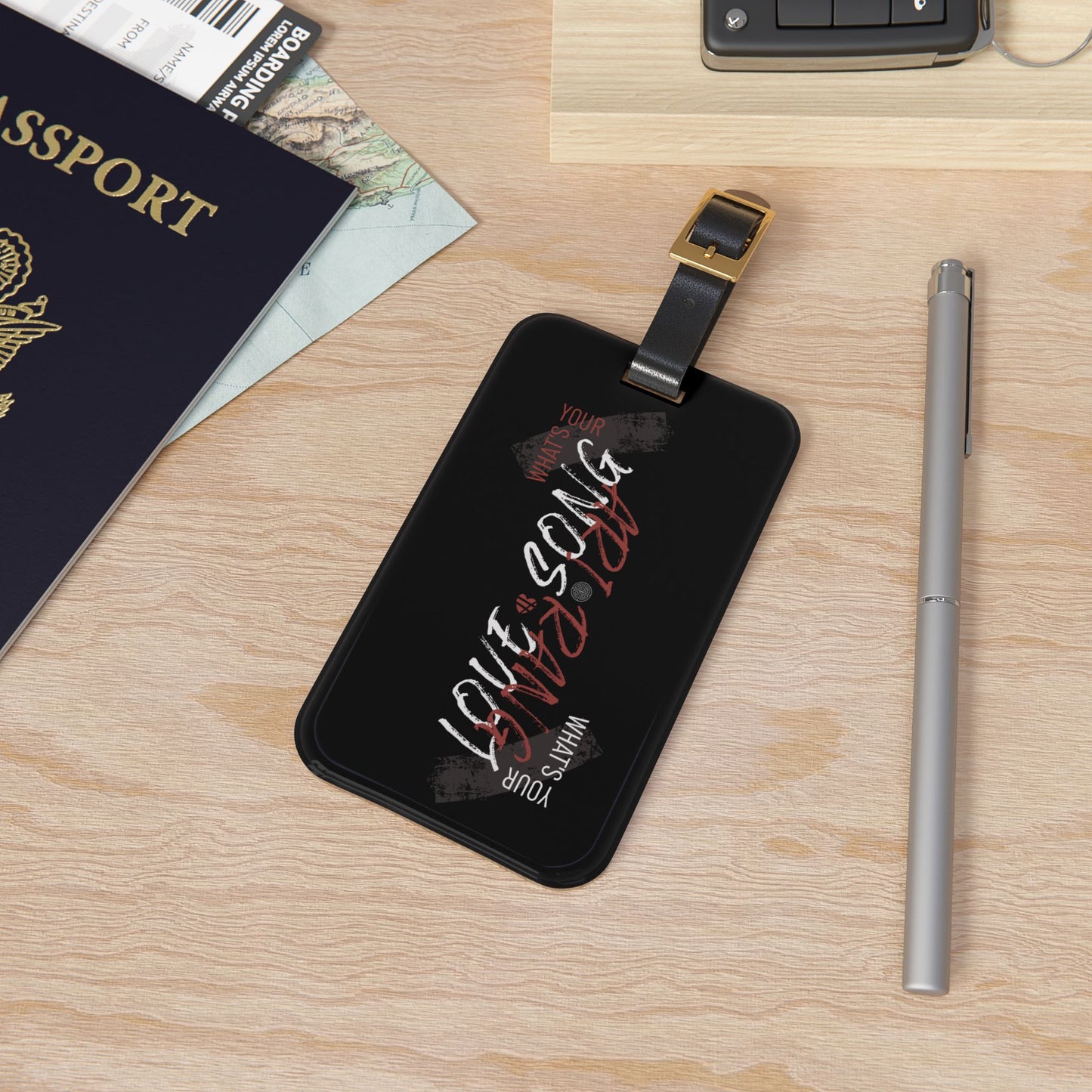 OT7 Luggage Tag - Arirang Love Song Mirror - ARMY Travel Accessories