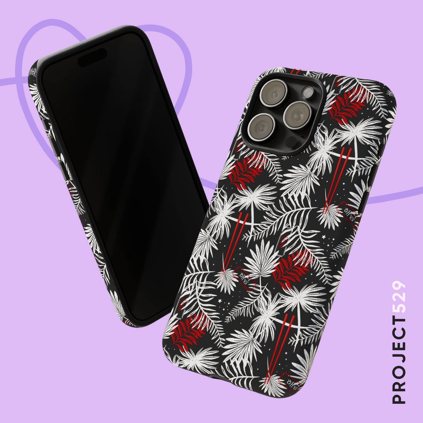 Tropical Chopsticks Tough Phone Case