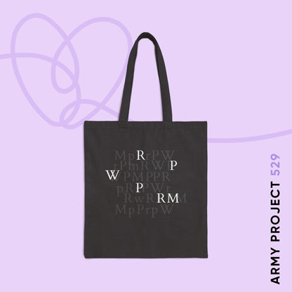 Namjoon Lost in the Page Cotton Canvas Tote Bag
