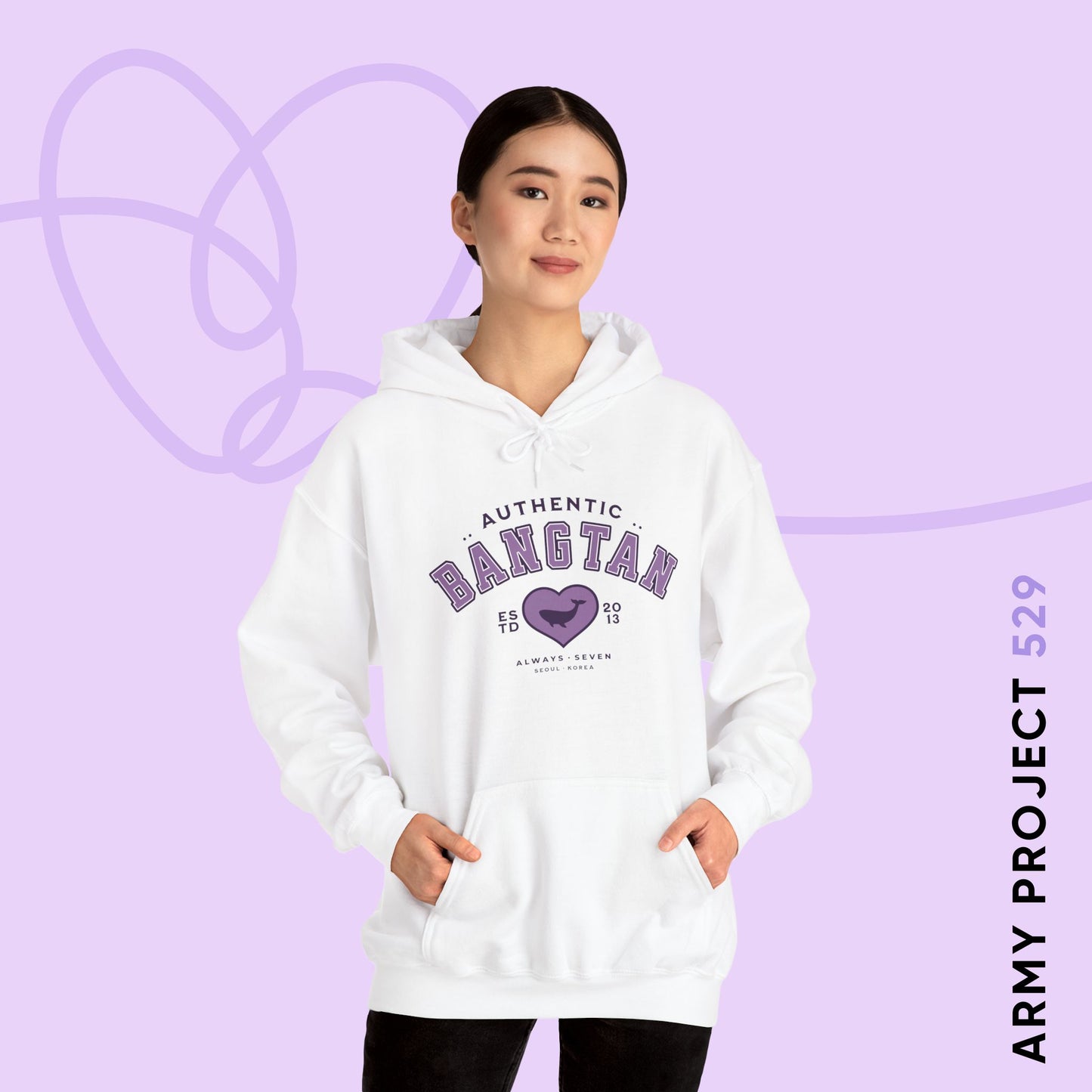 Authentic Bangtan Unisex Heavy Blend™ Hoodie