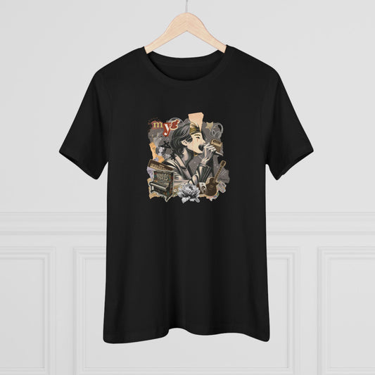 Yoongi 2010s Retro Series Women's Relaxed Jersey Short Sleeve Tee
