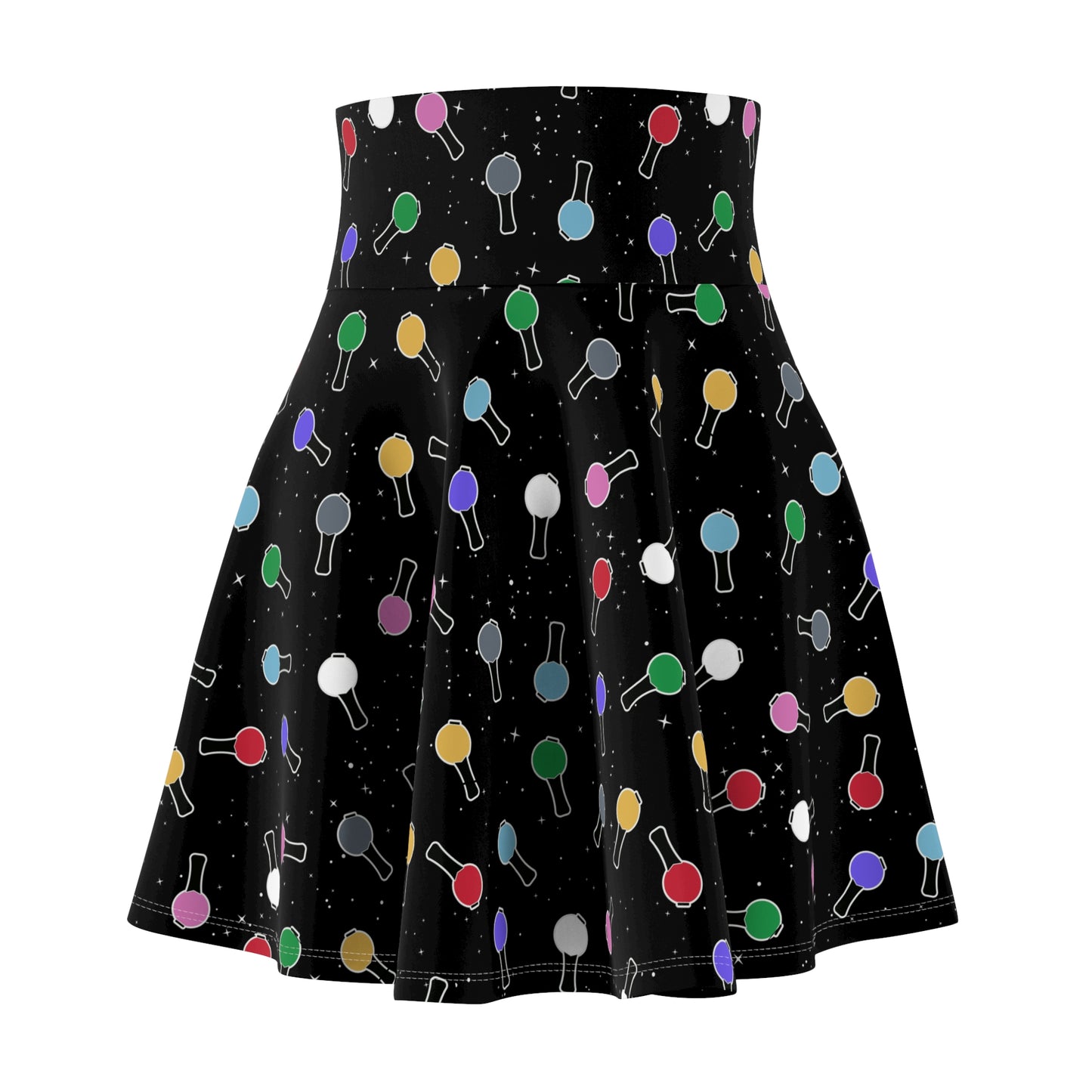 Ma City Map Lightstick Skater Skirt