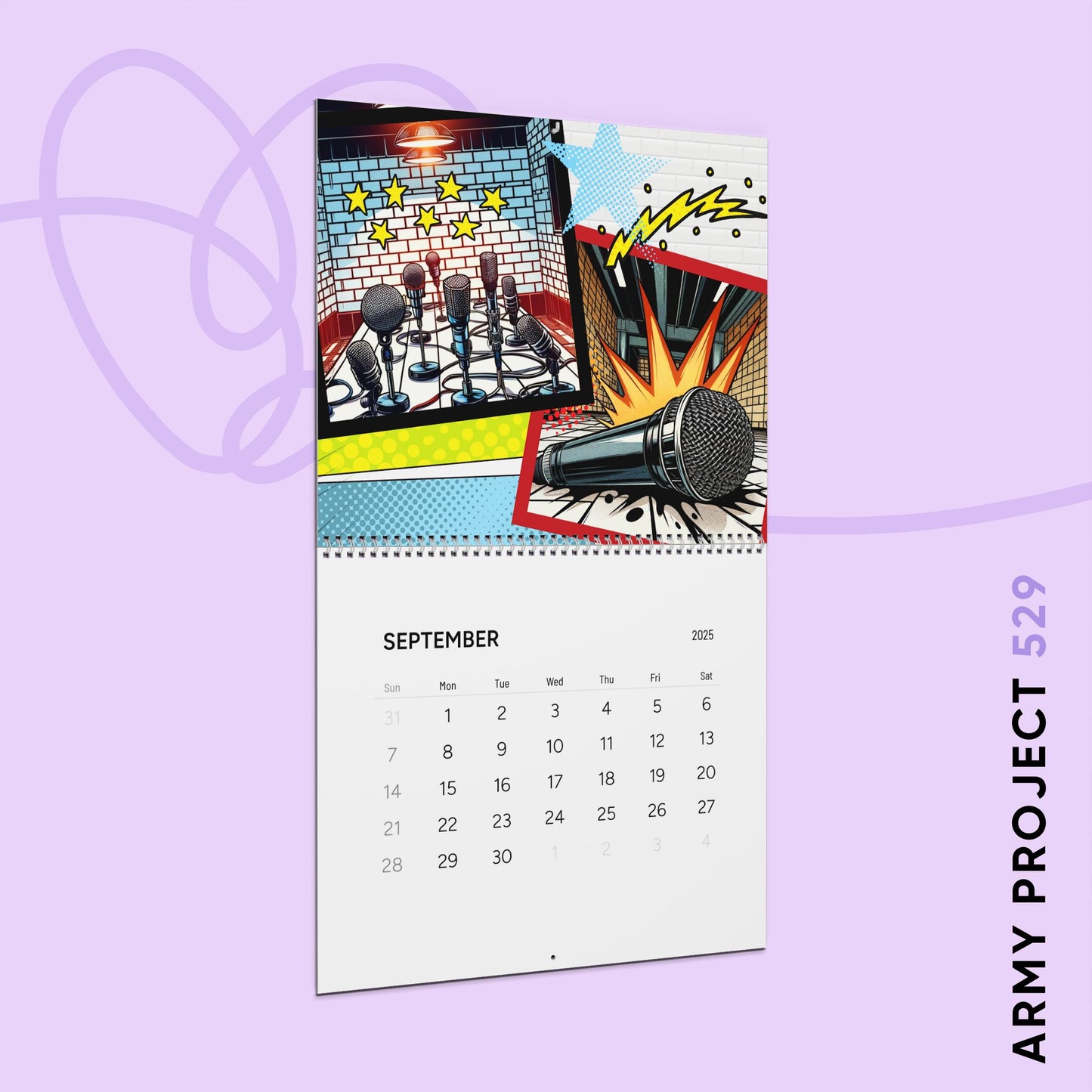 Guess the Song 2025 Wall Calendar