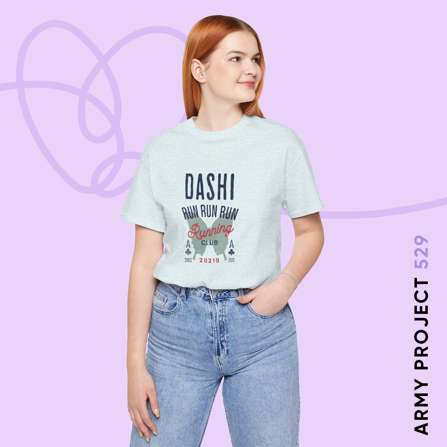 Dashi Running Club Unisex Jersey Short Sleeve Tee