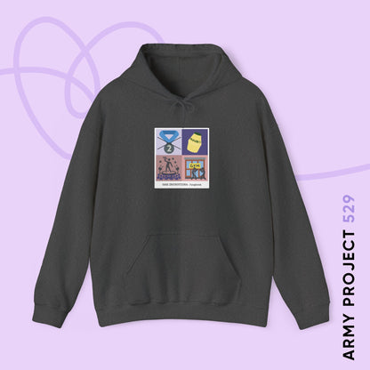 Jung Kook Hoodie - Funny Fanmade BTS Merch - Care Instructions - Cozy Unisex Sweatshirt
