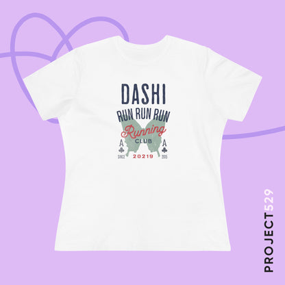 Dashi Running Club Women's Relaxed Jersey Short Sleeve Tee