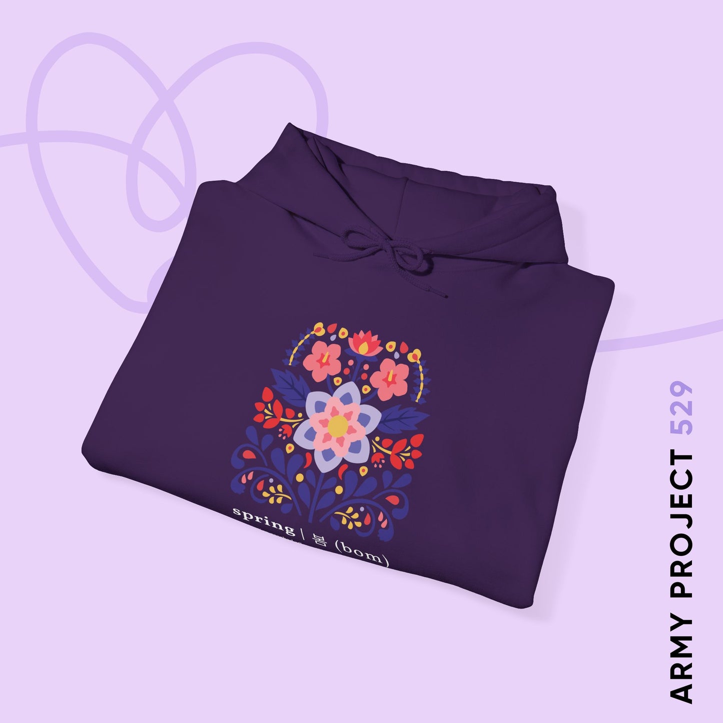 OT7 Hoodie - Until the Flowers Bloom - Cozy Unisex Sweatshirt