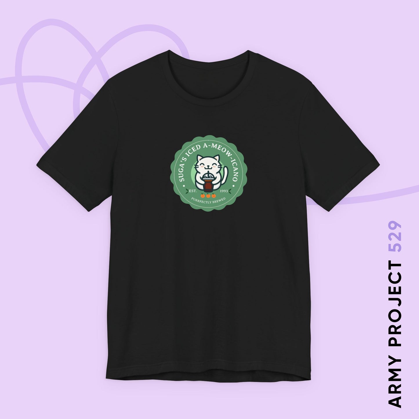 SUGA Iced A-meow-icano Unisex Jersey Short Sleeve Tee
