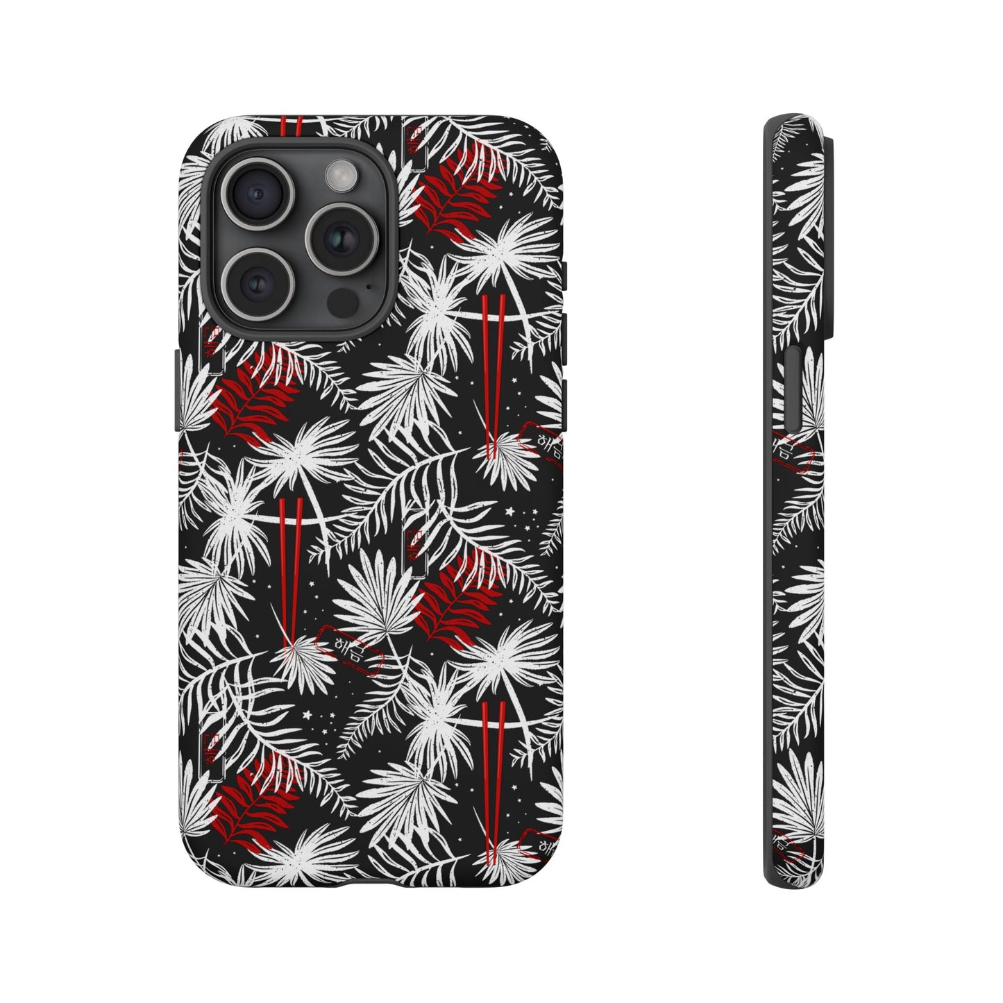 Yoongi Tough Phone Case - Tropical Chopsticks - Fanmade BTS Merch - iPhone, Galaxy, Pixel