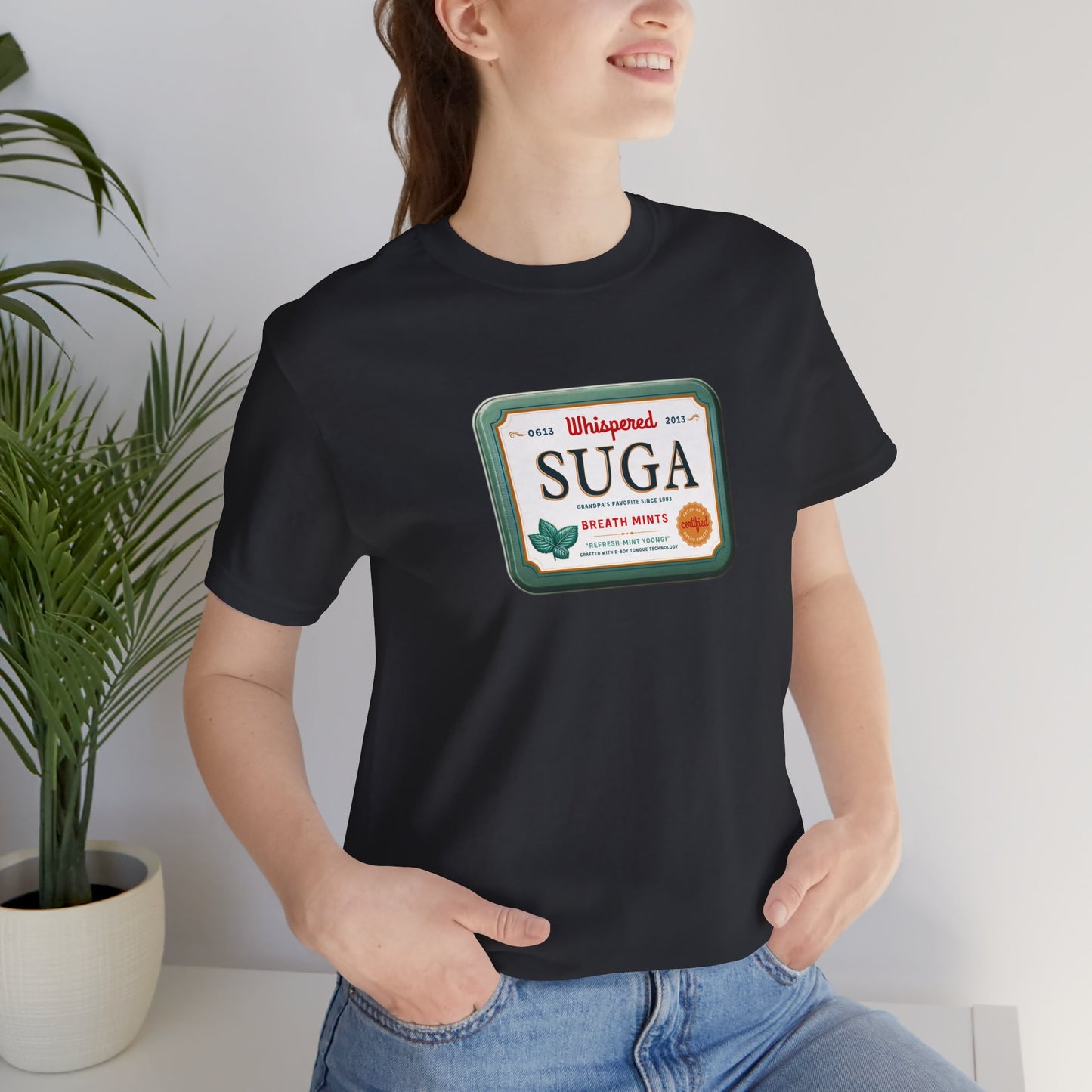 Whispered SUGA Unisex Jersey Short Sleeve Tee
