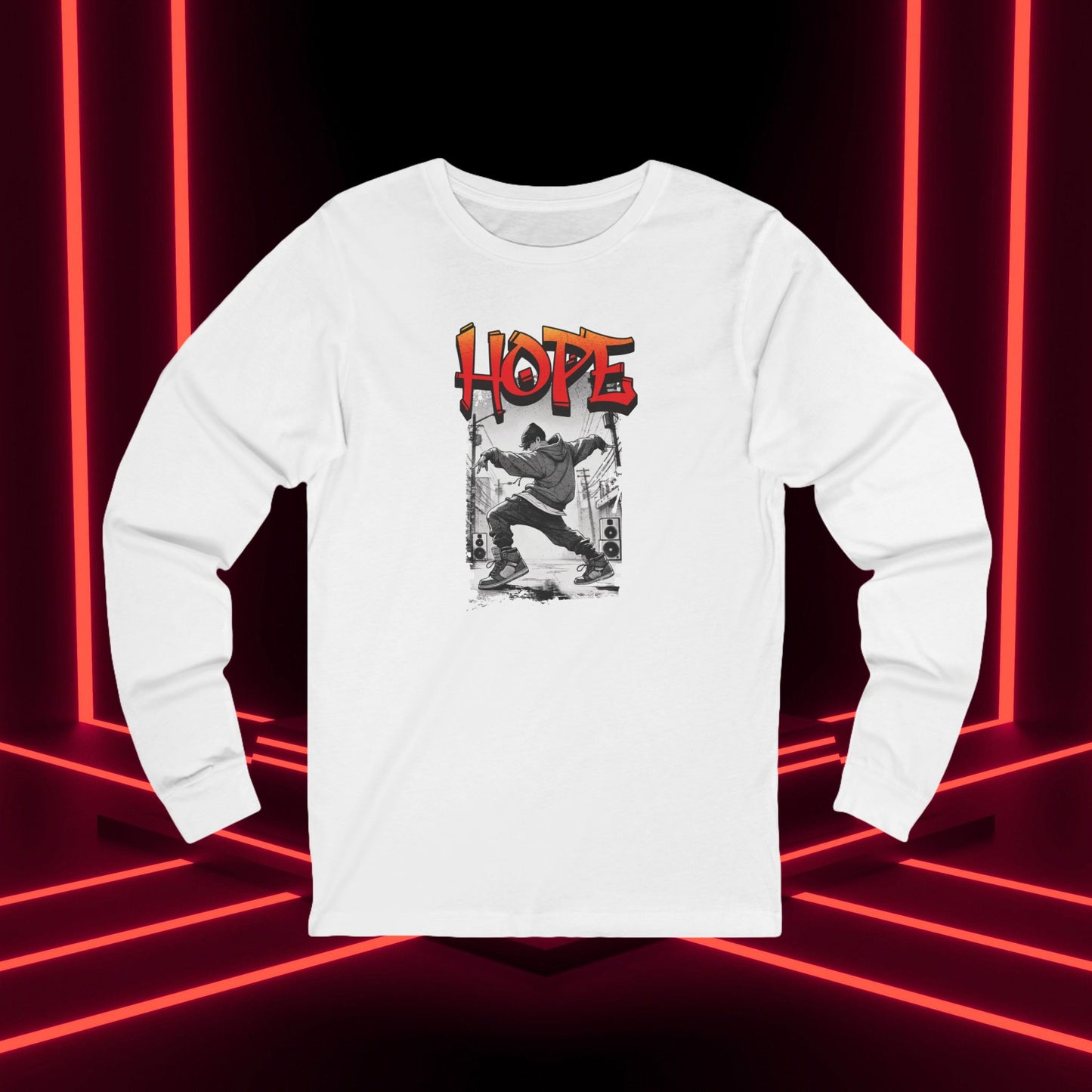 Hobi Concert Long Sleeve Shirt - HOTS with Hope - Fanmade BTS Merch - Soft Unisex T-Shirt