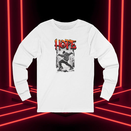 Hobi Concert Long Sleeve Shirt - HOTS with Hope - Fanmade BTS Merch - Soft Unisex T-Shirt