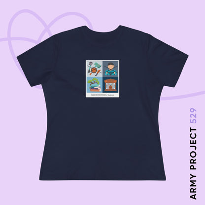 Namjoon Women's Tee - Funny Fanmade BTS Merch - Care Instructions - Soft Jersey T-Shirt