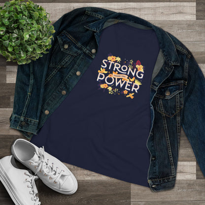 OT7 Women's Tee - Strong Power Thank You - Fanmade BTS Merch - Soft Jersey T-Shirt