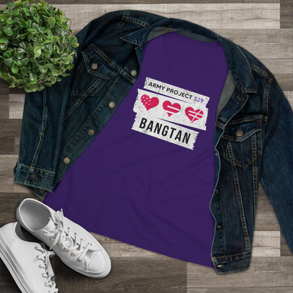 OT7 Women's Tee - AP529 <3 Bangtan - Soft Jersey T-Shirt