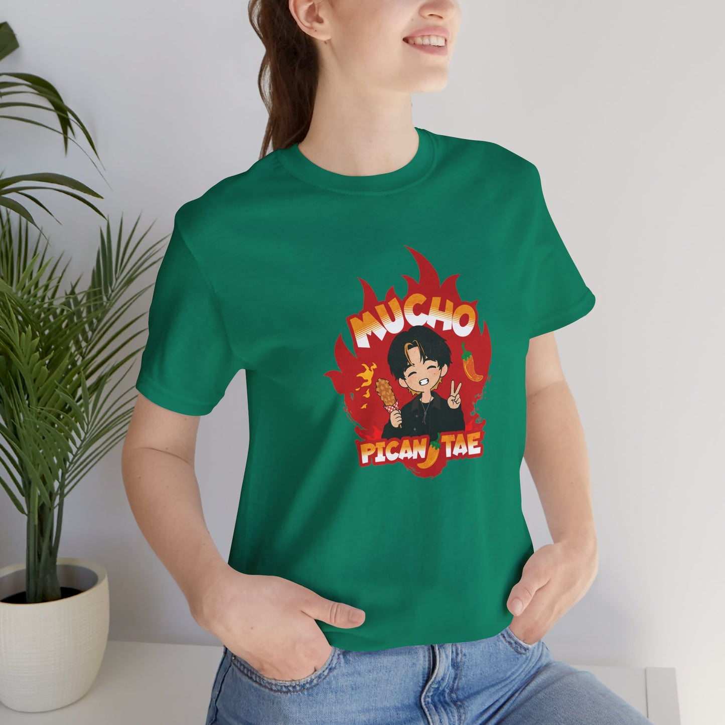 Taehyung Short Sleeve Shirt - Mucho PicanTae - Unisex Jersey T-Shirt