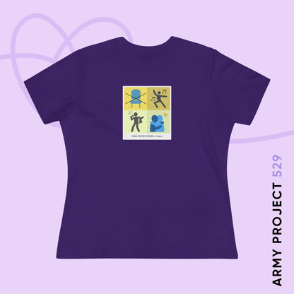 Jimin Care Instructions Women's Relaxed Jersey Short Sleeve Tee