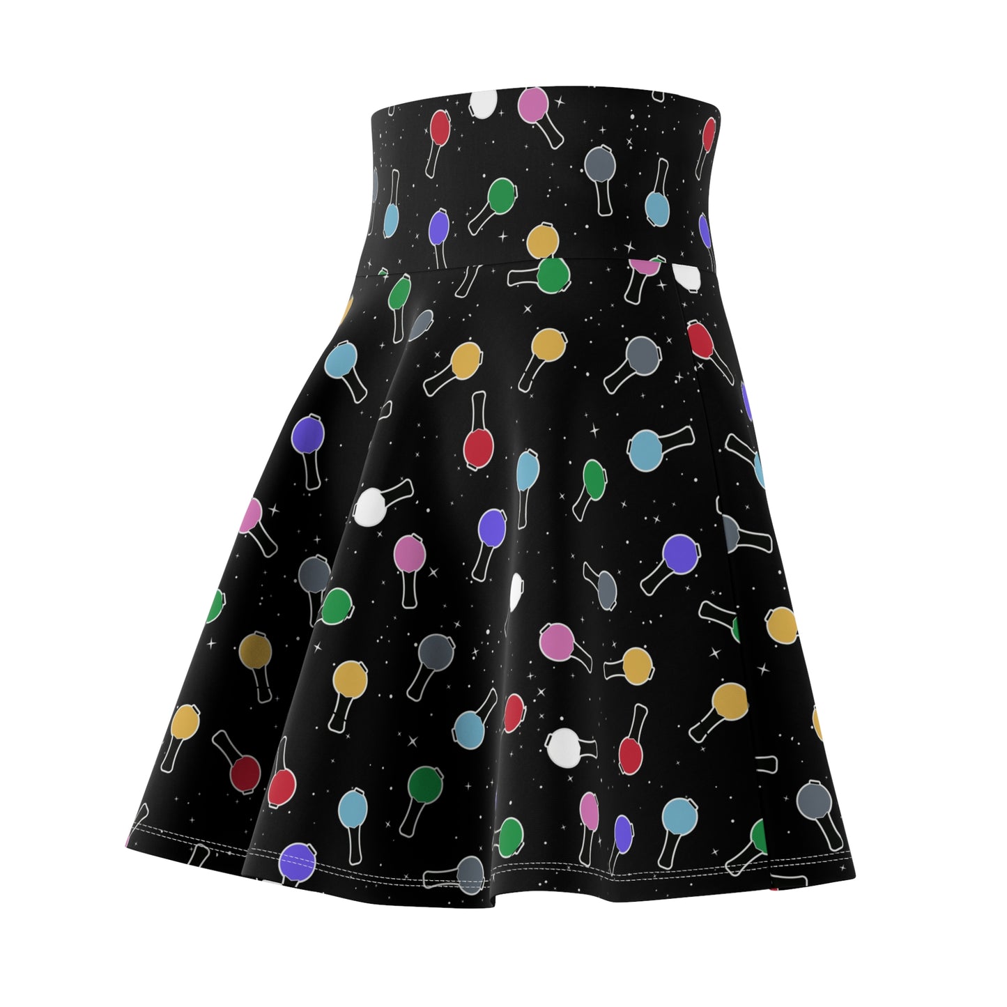 Ma City Map Lightstick Skater Skirt