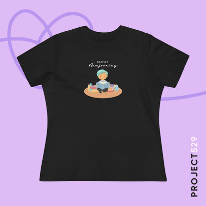 Happily Namjooning Women's Relaxed Jersey Short Sleeve Tee