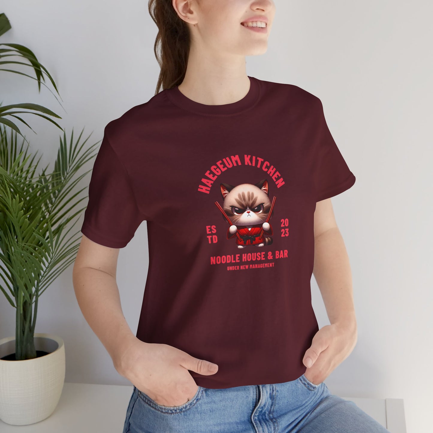Haegeum Noodle House Unisex Jersey Short Sleeve Tee
