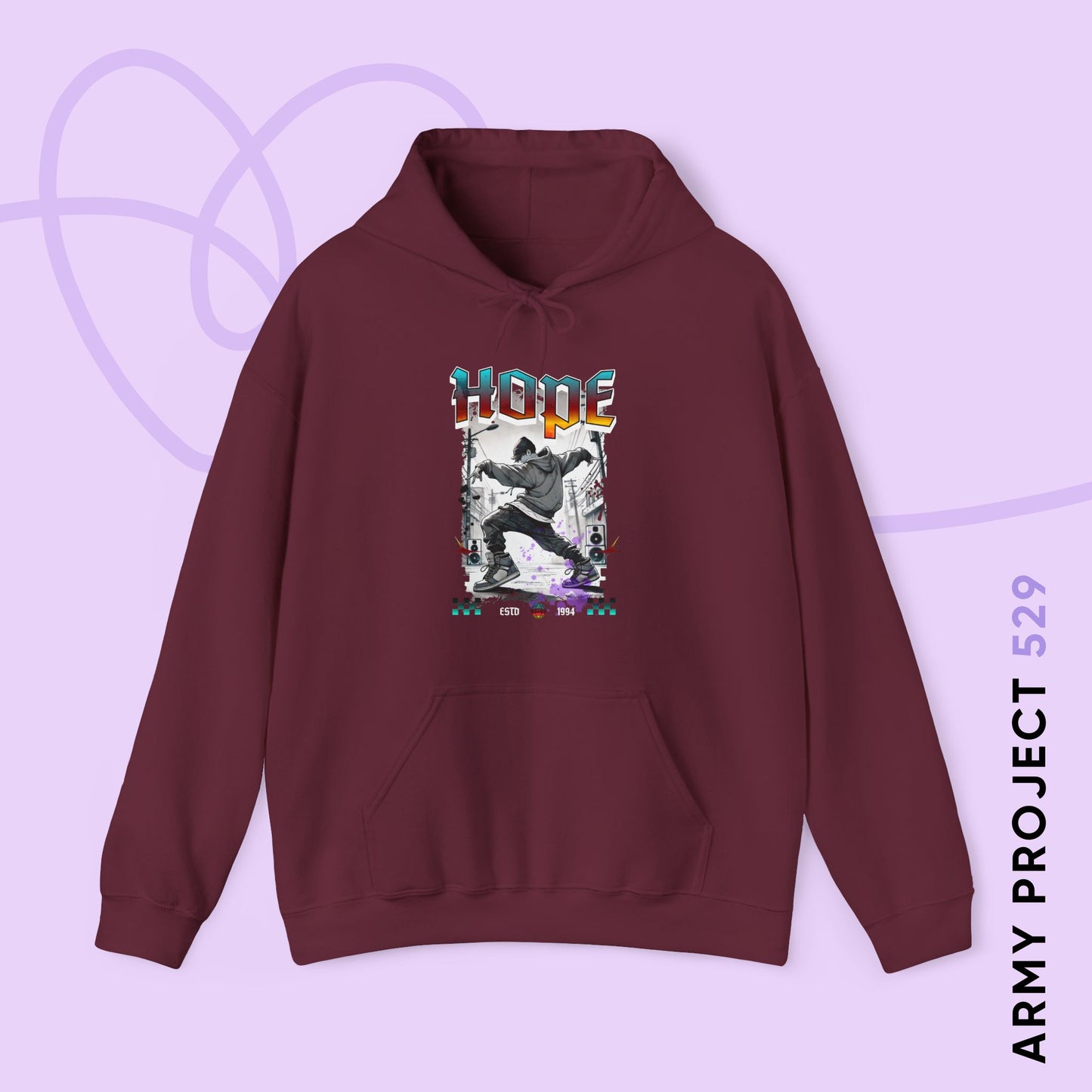 Hobi 1990s Retro Series Unisex Heavy Blend™ Hoodie